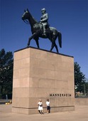 Mannerheim Statue in Helsinki, Finland