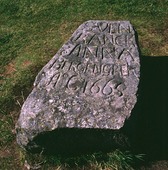Blom Holm memorial stone, Bohuslän