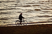 Cykling vid havet