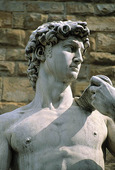 David av Michelangelo i Florens, Italien