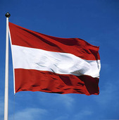 Österrikes flagga