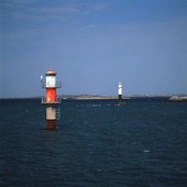 Lighthouse in the archipelago of Gothenburg