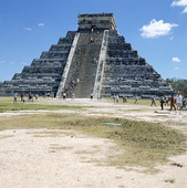 Pyramid Kukulkan i Chichen Itza, Mexico