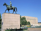 Mannerheim Statue in Helsinki, Finland