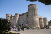 Castello Ursino i Catania på Sicilien, Italien