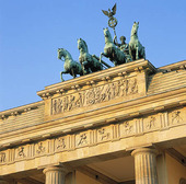 Brandenburger Tor i Berlin, Tyskland