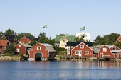 Fishing village Kuggören Hornslandet Halsingland