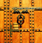 Door. La Casa del Cordón. Burgos. Spain
