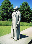 Statue of Tycho Brahe on the island of Ven, Skåne