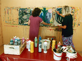 Kvinnor som målar
