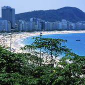 Copacabana i Rio de Janeiro, Brasilien