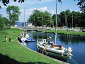 Göta Canal in Motala, Östergötland