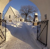 Lundby old church, Gothenburg winter