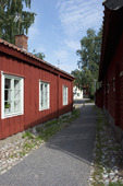 Gatumiljö i Strängnäs, Södermanland.
