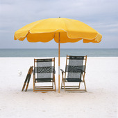 Solstol och parasoll