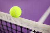 Tennisboll, en nätrullare