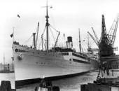 Suecia i Göteborgs hamn, 1947
