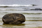 Sten på strand