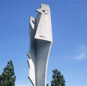 Picasso sculpture in Halmstad, Halland