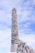 monolith sculpture in the Vigeland Park