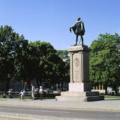 Statue Karl IX in Karlstad, Värmland