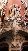 Facade Detail. Palau de la Musica. Barcelona. Spain