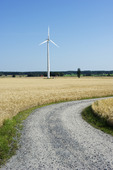 Vindkraftverk i jordbrukslandskap