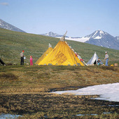 Tältläger, Lappland