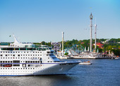 Kryssningsfartyg i  Stockholm