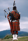 Scottish pipers, UK