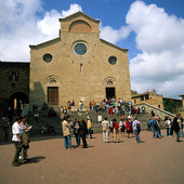 San Gimignano i Toscana, Italien