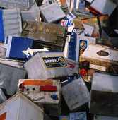 Automotive batteries for recycling