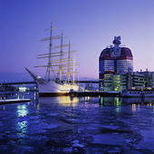 Winter in the Gothenburg port