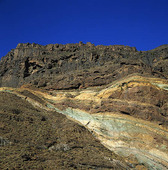 Rock Strata på Gran Canaria, Spanien