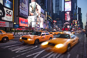 Taxibilar i New York, USA