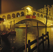 Rialtobron i Venedig, Italien
