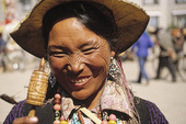 Woman in Tibet, China