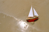 Segelbåt på strand