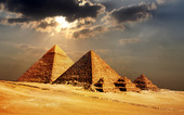 Pyramiderna i Giza, Kairo, Egypten