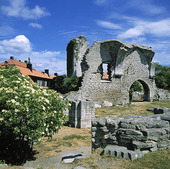 St. Pers church ruin in Visby, Gotland