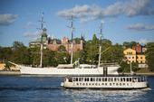 Båtar vid Stockholms Ström