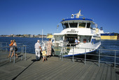 Ferry in Gothenburg harbor