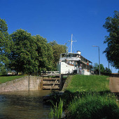 Canal in the sluice, Västergötland