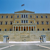 Parliament Building in Athens, Greece