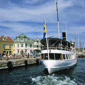 Skärgårdsbåt vid Marstrand, Bohuslän