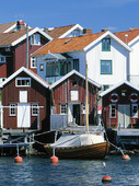 Sjöbodar i Hälleviksstrand, Bohuslän