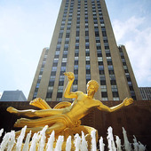 Rockefeller Plaza i New York, USA