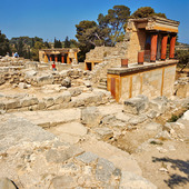 Knossos på Kreta, Grekland