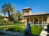 Alhambra Palatset i Granada, Spanien