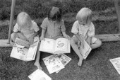 Barn läser